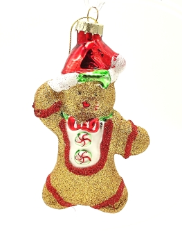 Tree ball gingerbread man